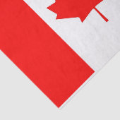 Patriottisch tissuepapier met vlag van Canada (Detail)