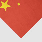 Patriottisch tissuepapier met vlag van China (Detail)