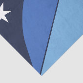 Patriottisch tissuepapier met vlag van Columbia, S (Detail)