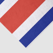 Patriottisch tissuepapier met vlag van Costa Rica (Detail)