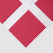 Patriottisch tissuepapier met vlag van Denemarken (Detail)
