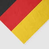 Patriottisch tissuepapier met vlag van Duitsland (Detail)