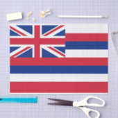 Patriottisch tissuepapier met vlag van Hawaï (Craft)