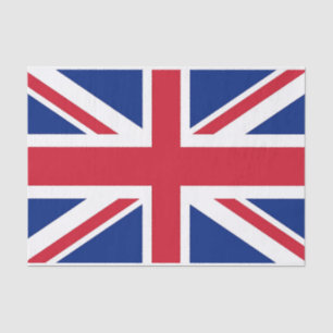 Patriottisch tissuepapier met vlag van het Verenig