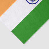 Patriottisch tissuepapier met vlag van India (Detail)