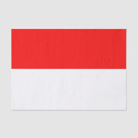 Patriottisch tissuepapier met vlag van Indonesië (Voorkant)