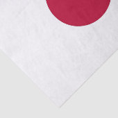 Patriottisch tissuepapier met vlag van Japan (Detail)