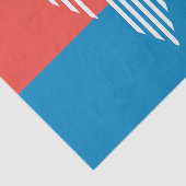 Patriottisch tissuepapier met vlag van Kansas City (Detail)