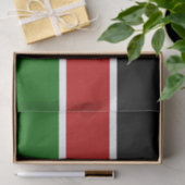 Patriottisch tissuepapier met vlag van Kenia (Geschenk)