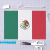 Patriottisch tissuepapier met vlag van Mexico (Craft)