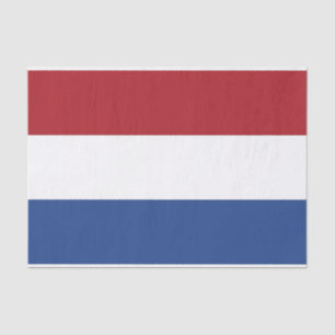 Patriottisch tissuepapier met vlag van Nederland