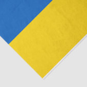 Patriottisch tissuepapier met vlag van Oekraïne (Detail)