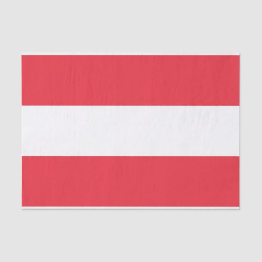 Patriottisch tissuepapier met vlag van Oostenrijk (Voorkant)