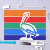 Patriottisch tissuepapier met vlag van Sint-Peters (Craft)