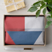 Patriottisch tissuepapier met vlag van Tsjechië (Geschenk)