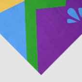 Patriottisch tissuepapier, vlag van Manitou Spring Tissuepapier (Detail)