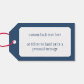  Patriottisch, trots militair personeel Heros Cadeaulabel (Achterkant Horizontaal)