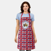 patriottisch | UNION JACK | Bieren Schort (Gedragen)