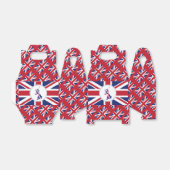 patriottisch | UNION JACK | Groot-Brittannië Rood Bedankdoosjes (Uitgevouwen)