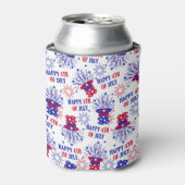 Patriottisch USA 4 van juli Blikjeskoeler (Blikje Voorkant)