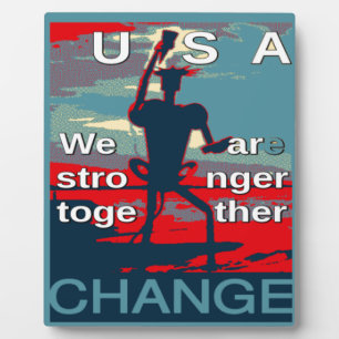 Patriottisch USA Hoop Grafisch Kunstprintontwerp Fotoplaat