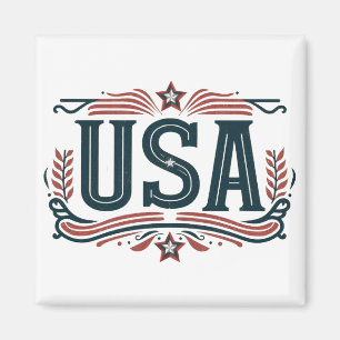 Patriottisch, USA Magneet