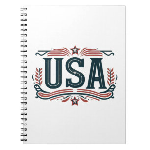 Patriottisch, USA Notitieboek