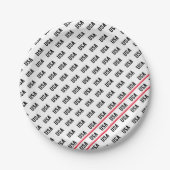 Patriottisch USA Patroon Olympisch Sportplezier Papieren Bordje (Voorkant)