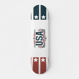 Patriottisch, USA Skateboard