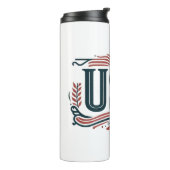 Patriottisch, USA Thermosbeker (Gedraaid links)