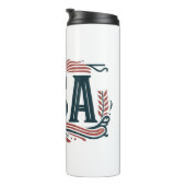 Patriottisch, USA Thermosbeker (Geroteerd rechts)