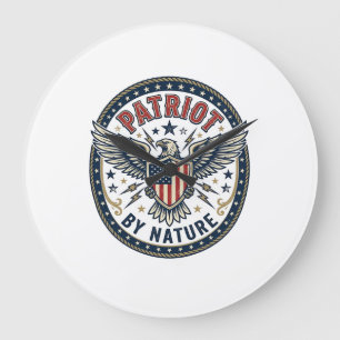 Patriottisch Van Nature Patriottisch Dapper Patrio Grote Klok
