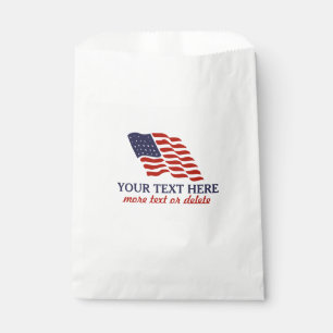 Patriottisch Vierde juli Amerikaanse Vlag Aangepas Bedankzakje