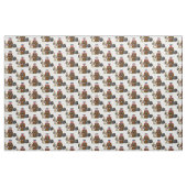 Patriottisch Vierde juli Dogs Fireworks Cute Stof (Yard (91,4 cm))