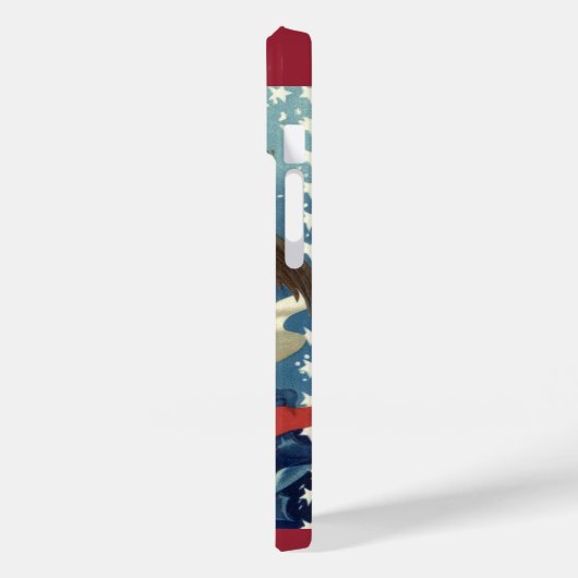  Patriottisch Vierde juli, Eagle met sterren Case-Mate iPhone Case (Achterkant / Links)