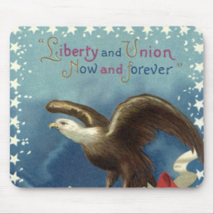  Patriottisch Vierde juli, Eagle met sterren Muismat