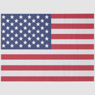Patriottisch Vlag Tissue Paper van de VS – Amerika Tissuepapier