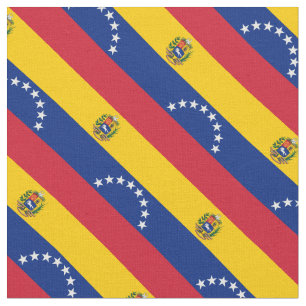 Patriottisch: Vlag van Venezuela Stof