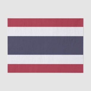 Patriottisch vloeipapier met de vlag van Thailand Tissuepapier