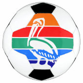 Patriottisch Voetbal met de vlag van Sint-Petersbu (Voorkant)