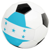 Patriottisch Voetbal met Hondurese vlag (Drie kwart)
