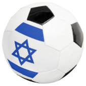 Patriottisch Voetbal met Israëlische vlag (Drie kwart)