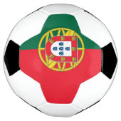 Patriottisch Voetbal met Portugese vlag (Gedraaid)