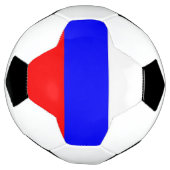 Patriottisch Voetbal met Russische vlag (Gedraaid)