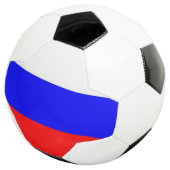 Patriottisch Voetbal met Russische vlag (Drie kwart)