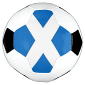 Patriottisch Voetbal met Schotse vlag (Gedraaid)