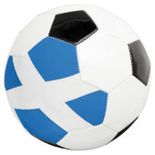 Patriottisch Voetbal met Schotse vlag (Drie kwart)