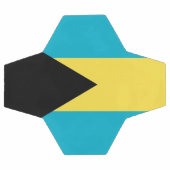 Patriottisch Voetbal met vlag Bahamas (Enkel)