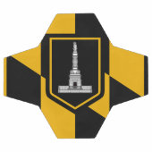 Patriottisch Voetbal met vlag van Baltimore (Enkel)