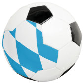 Patriottisch Voetbal met vlag van Beieren (Drie kwart)